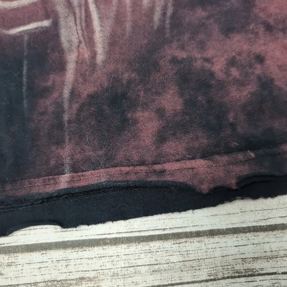 Affliction Vintage Y2K Skull Grim Reaper Black And Red T Shirt Men Size XL - Picture 2 of 9